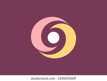 Spin symbol letter 'S' ingeniously conceals a 'C' and '9' within negative space, embodying fluidity and intrigue