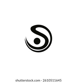 Spin vector logo template design	