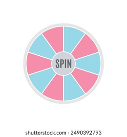 Spin Wheel, Pin Wheel, Color Wheel, Pin Wheel Vector, Decision Maker, Vector Illustration Background