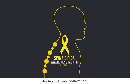 Spina Bifida awareness month. background, banner, card, poster, template. Vector illustration.