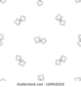 Spinach biscuits pattern seamless vector repeat geometric for any web design