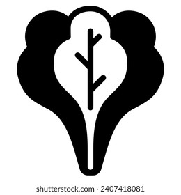 Spinach icon illustration for uiux, web, app, infographic, etc