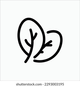 spinach icon, isolated icon in light background, perfect for website, blog, logo, graphic design, social media, UI, mobile app