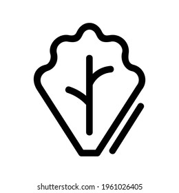icono de espinaca o logotipo símbolo de signo aislado ilustración vectorial - iconos vectoriales de estilo negro de alta calidad
