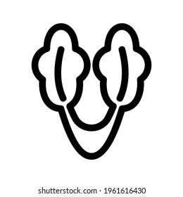 icono de espinaca o logotipo símbolo de signo aislado ilustración vectorial - iconos vectoriales de estilo negro de alta calidad
