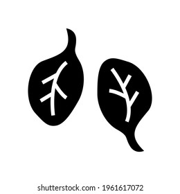 spinach icon or logo isolated sign symbol vector illustration - high quality black style vector icons
