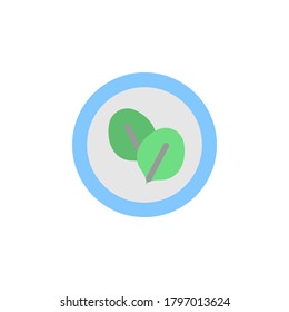 Spinach icon. Simple color vector elements of vegetarian food icons for ui and ux, website or mobile application