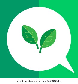 Spinach leaves icon