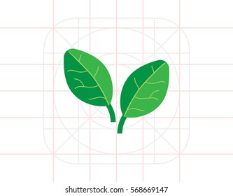 Spinach Leaves Icon