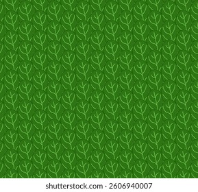 Spinach leaves seamless close up pattern. Vector flat background Veggie plants green. illustration for package, kitchen design, fabric and textile.  Eat green
