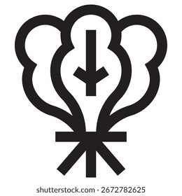 Spinach Modern Vector Icon – Minimal Illustration Symbol Template for Web Mobile App UI Design