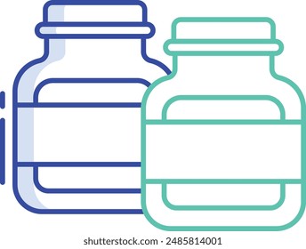 spinach puree outline color vector illustration