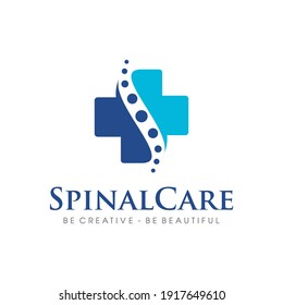 Spinal Care Logo Design Vector