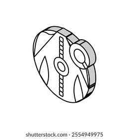 spinal cord analysis isometric icon vector. spinal cord analysis sign. isolated symbol illustration