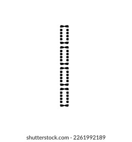 Rückenmarksymbol. Einfaches Stilftzeichensymbol für die Rückenmarkskrümmung des Posters. Design-Element für das Markenlogo von Rückenmark. Rückenmark-T-Shirt-Druck. Vektor für Aufkleber.
