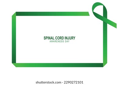 Spinal Cord Injury Awareness Day background. Vector illustration.