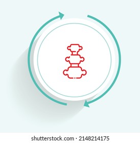 Spinal Cord Injury Icon Vector Design