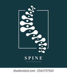 Spinal cord vector icons. Spine icon set. Simple set of spine vector icons. Vector spine icons. Human bone