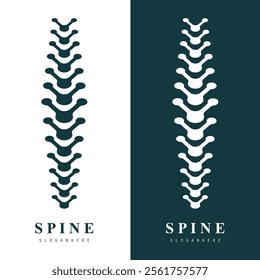 Spinal cord vector icons. Spine icon set. Simple set of spine vector icons. Vector spine icons. Human bone