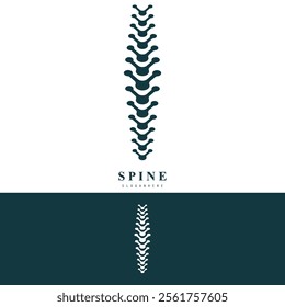 Spinal cord vector icons. Spine icon set. Simple set of spine vector icons. Vector spine icons. Human bone