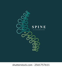 Spinal cord vector icons. Spine icon set. Simple set of spine vector icons. Vector spine icons. Human bone