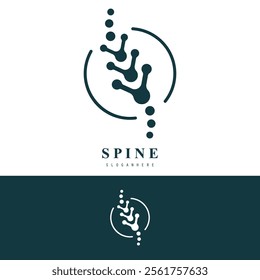 Spinal cord vector icons. Spine icon set. Simple set of spine vector icons. Vector spine icons. Human bone