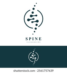 Spinal cord vector icons. Spine icon set. Simple set of spine vector icons. Vector spine icons. Human bone