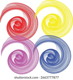 Diseño espinal con 4 colores utilizados en su Sitio web.