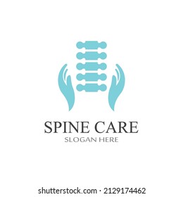 Spinal diagnostics, spine care and spine health.With modern vector icon design concept