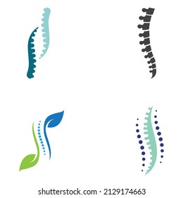 Spinal diagnostics, spine care and spine health.With modern vector icon design concept