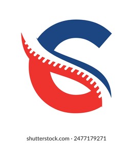 Spinal Logo combine with letter C vector template