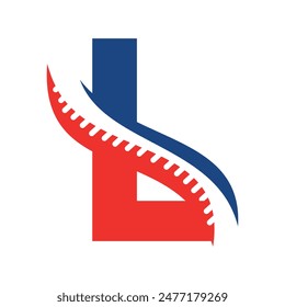 Spinal Logo combine with letter L vector template