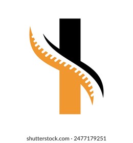 Spinal Logo combine with letter I vector template