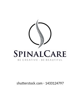 Spinal, Spinal Nutrition, Family Spinal, Spinal Care Logo Design Vector