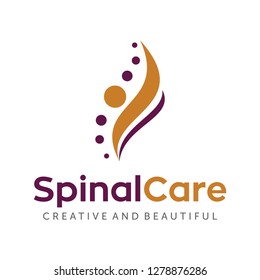 Spinal, Spine, Orthopedic Care Logo Vector