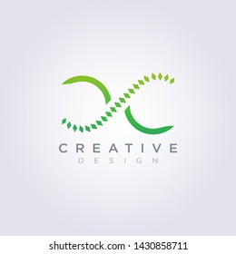 Spine Abstract Vector Illustration Design Clipart Symbol Logo Template.