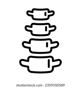Spine bones and structure outline vector icon. Medicine and anatomy. Anatomical structure of man. Symbol, element, sign, logo, emblem. Line design.