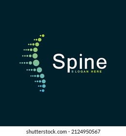 Spine care symbol logo template vector illustration design 