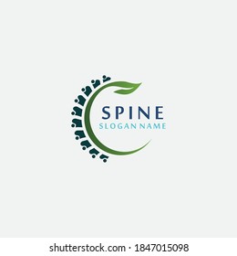 Spine chiropractic Care logo designs concept, Backbone Logo template