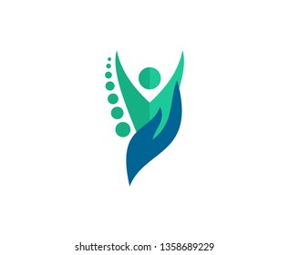 Spine chiropractic logo 