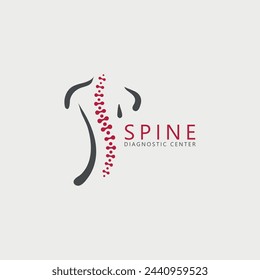 SPINE DIAGNOSTIC CENTER VECTOR LOGO