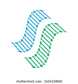 Spine diagnostics icon and symbol design