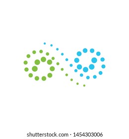Spine diagnostics symbol logo template vector illustration design 