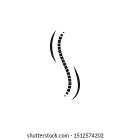 Spine diagnostics symbol logo template vector illustration design 