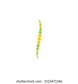 Spine diagnostics symbol logo template vector illustration design 