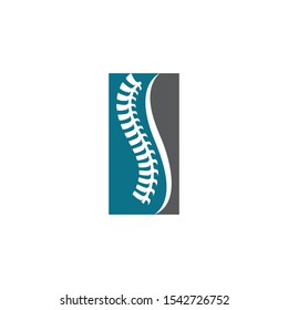Spine diagnostics symbol logo template vector illustration design 
