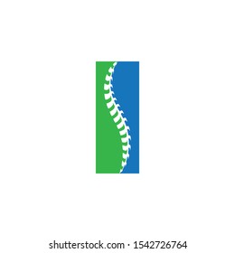 Spine diagnostics symbol logo template vector illustration design 