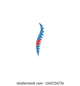 Spine diagnostics symbol logo template vector illustration design 