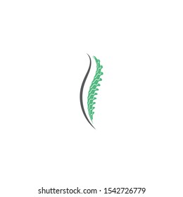 Spine diagnostics symbol logo template vector illustration design 