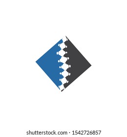 Spine diagnostics symbol logo template vector illustration design 